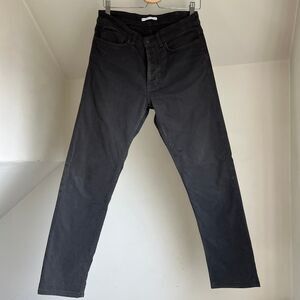 Homecore Gray Mens Jeans Pants Straight Skinny Leg Button Fly Gray Size 31